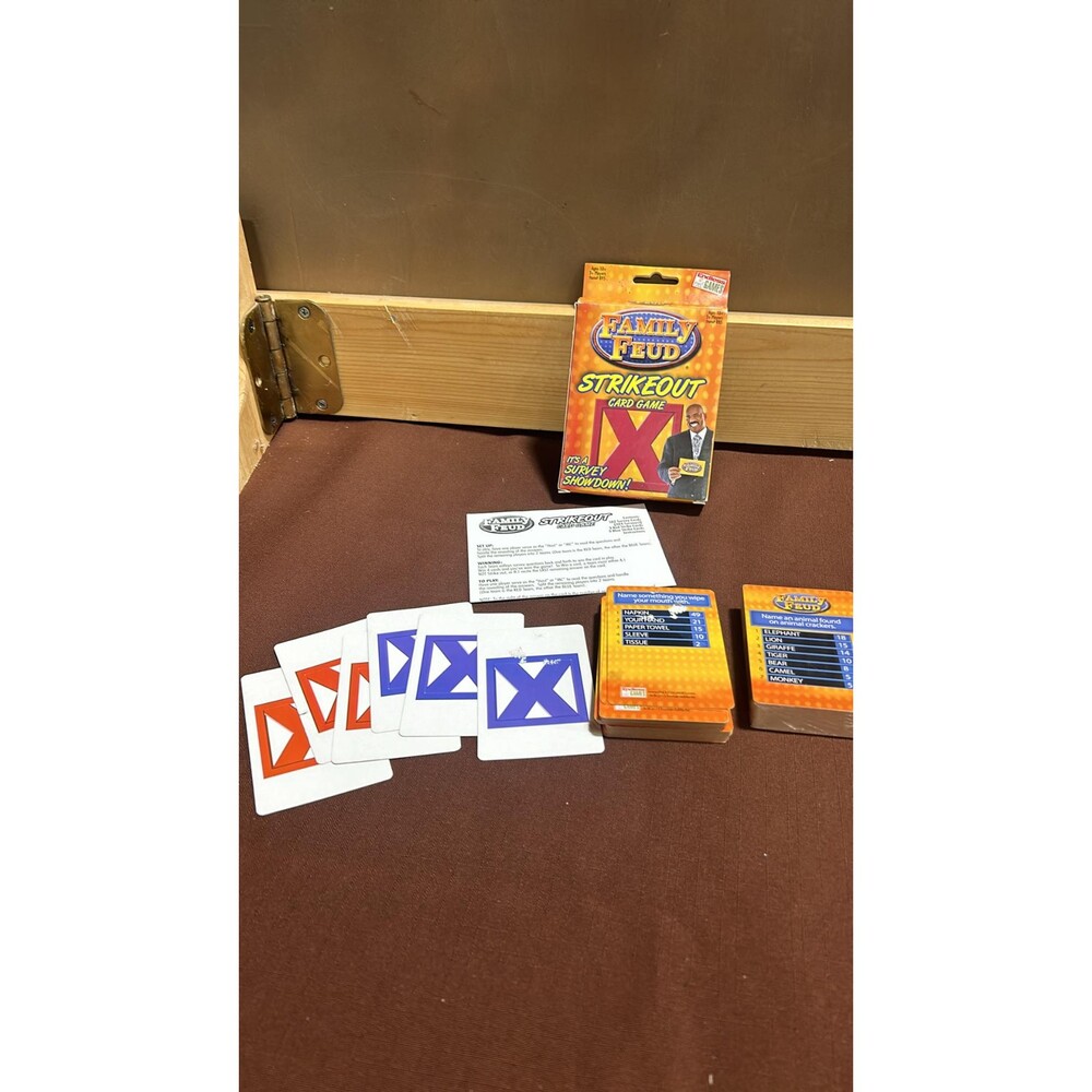 Family Feud Strikeout Card Game